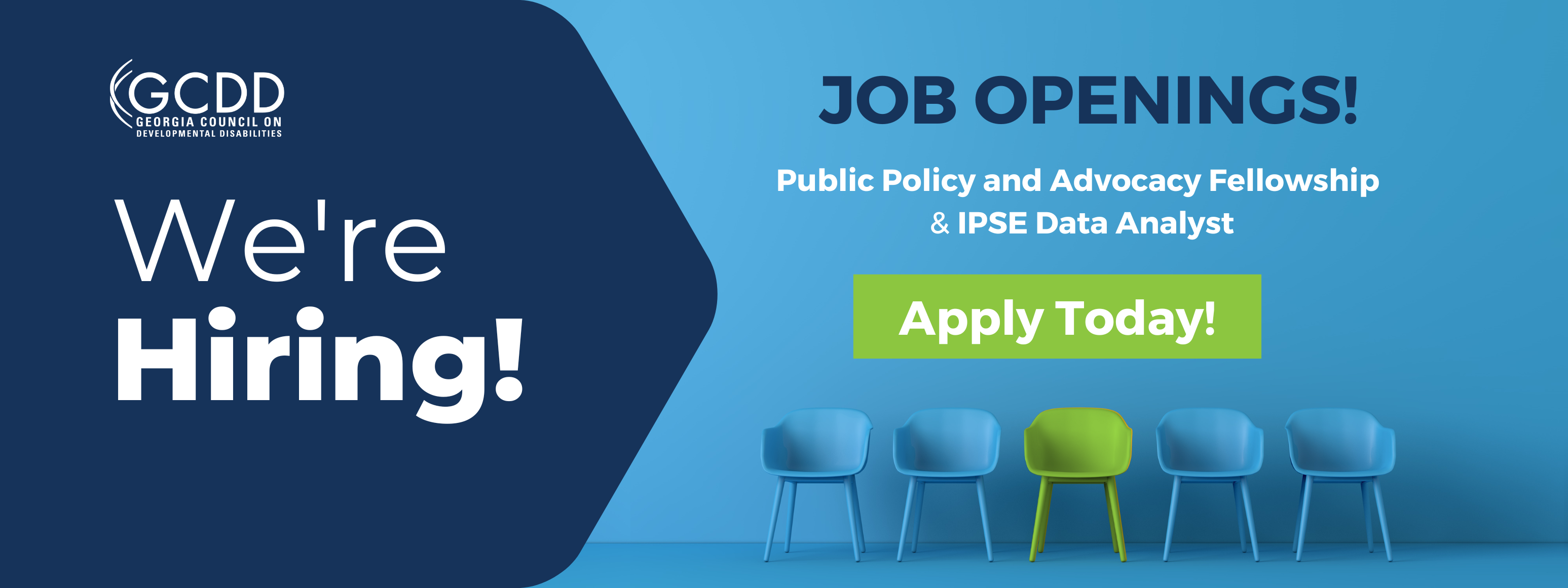 Learn more about and apply for the Public Policy and Advocacy Fellowship!