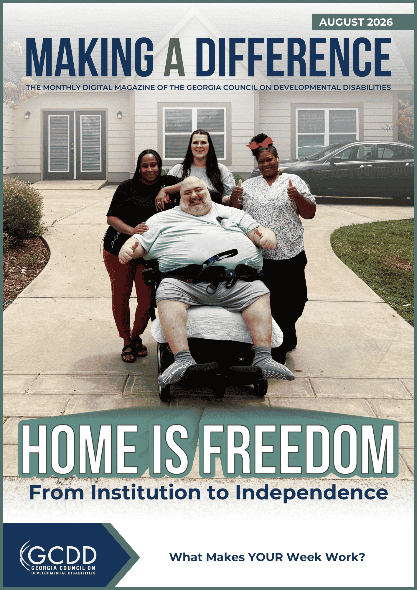 Making a Difference Magazine Cover for August 2026