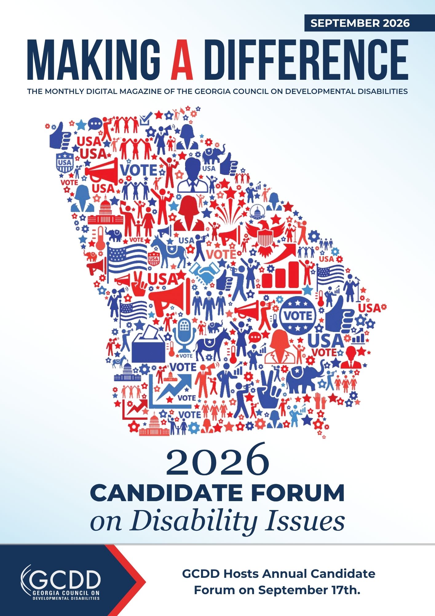 Making a Difference Magazine Cover for September 2026