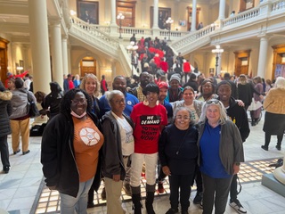 Group photo of several Uniting for Change advocates
