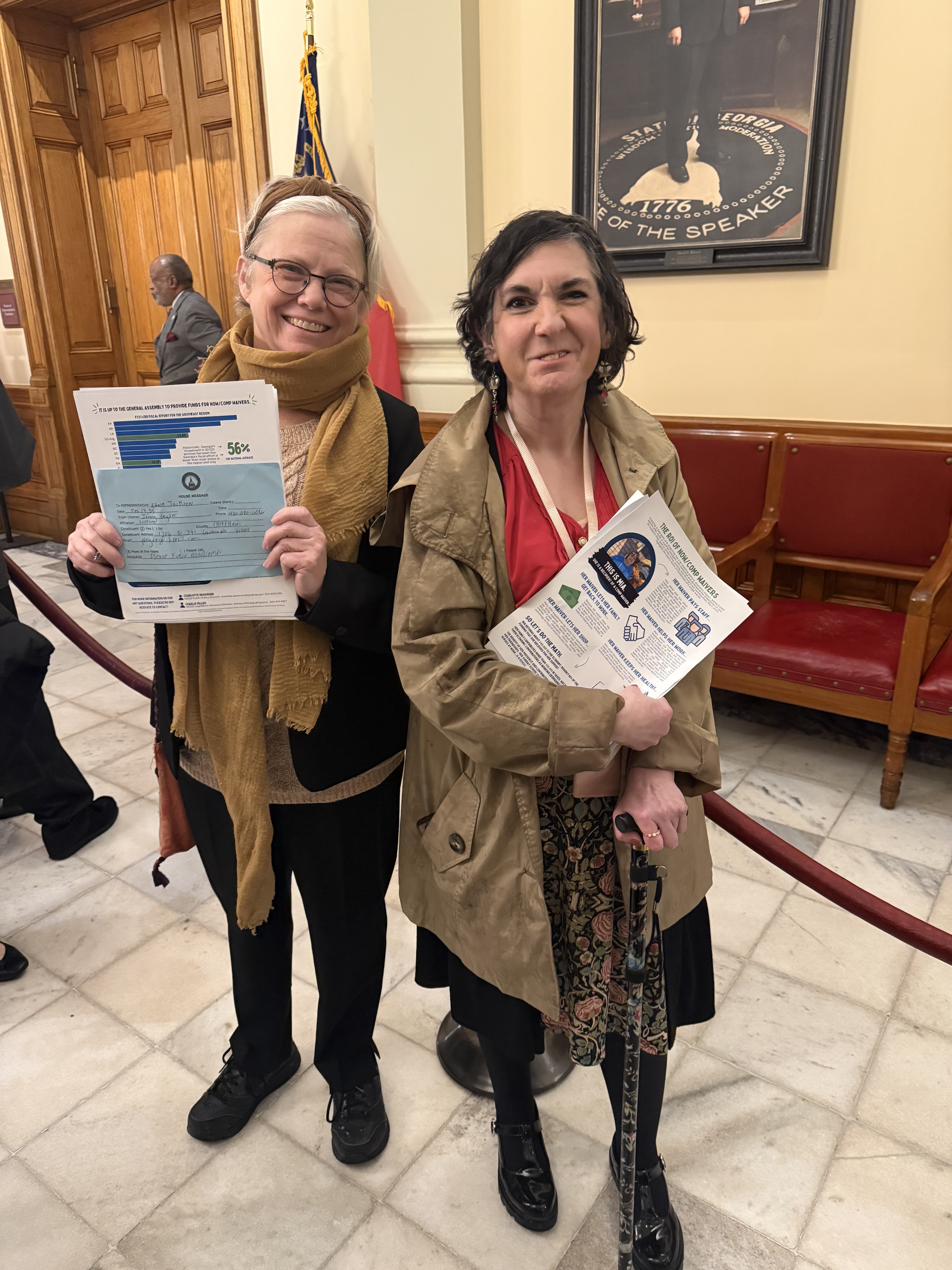 Activistas en el Capitolio durante las Jornadas de Defensa de Derechos del año pasado.