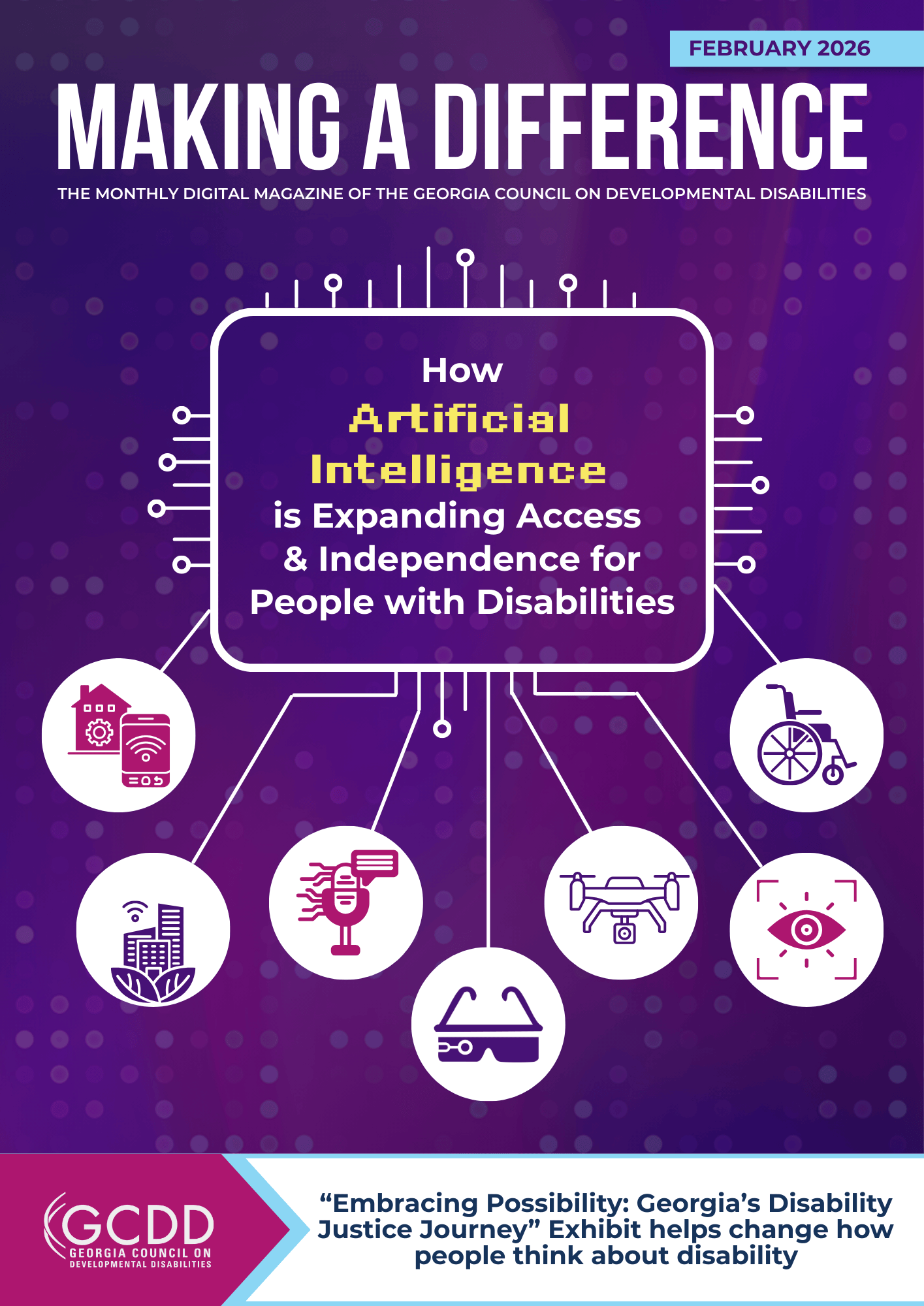 Making a Difference Magazine Cover for February 2026